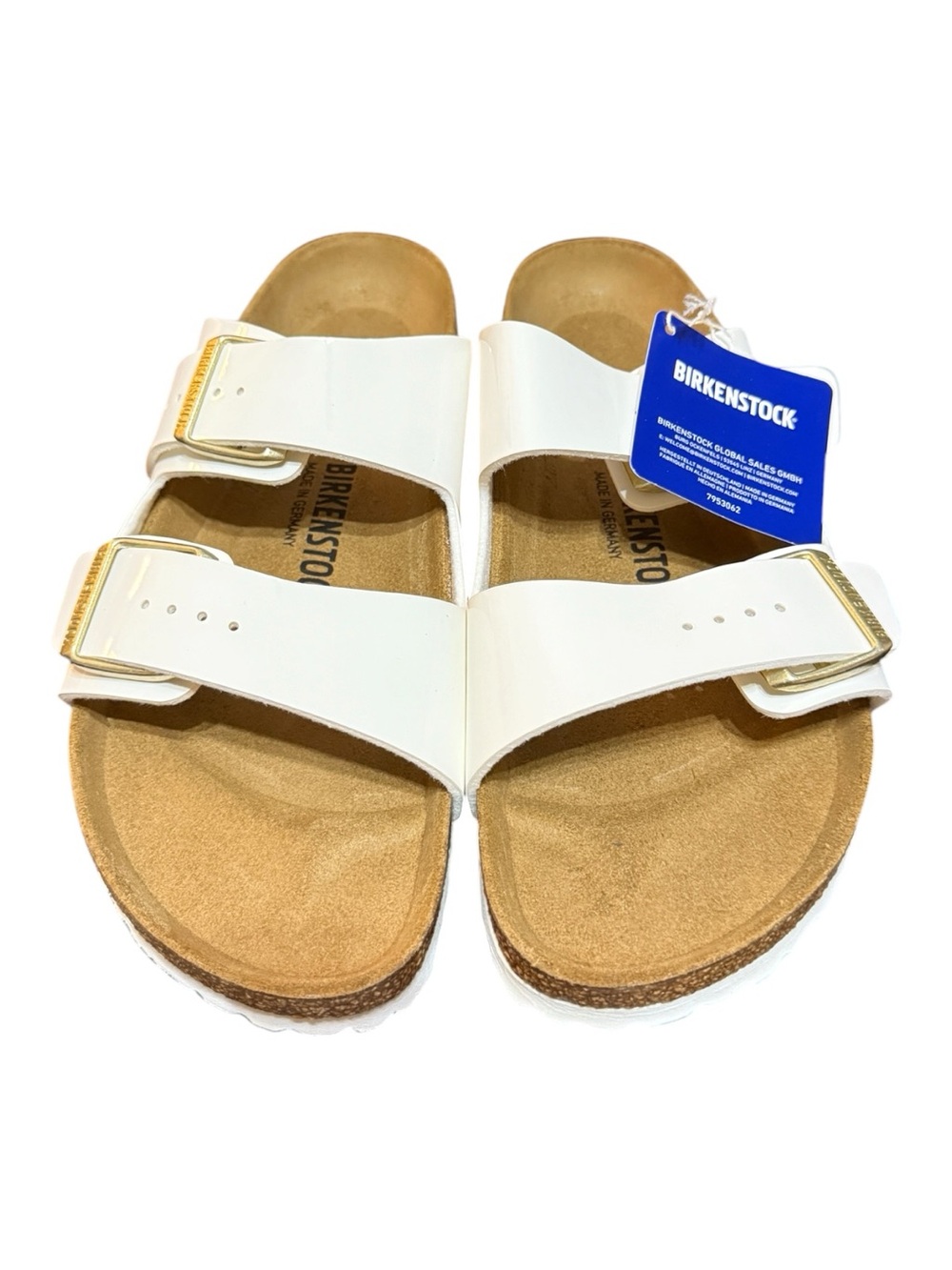 Birkenstock Arizona Sandals White Narrow EU 42 US Women’s 11 Men’s 9 NIB
